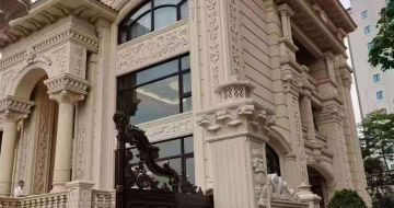 百色黄金麻别墅外墙异形定制