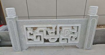 百色芝麻白河道栏杆 桥栏杆