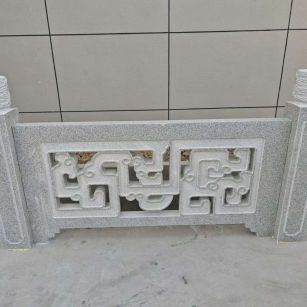 百色芝麻白河道栏杆 桥栏杆