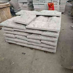 百色芝麻白蘑菇石，自然面