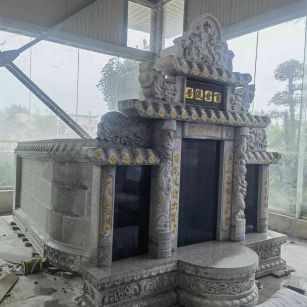百色套墓 墓碑 围坟石 异形定制