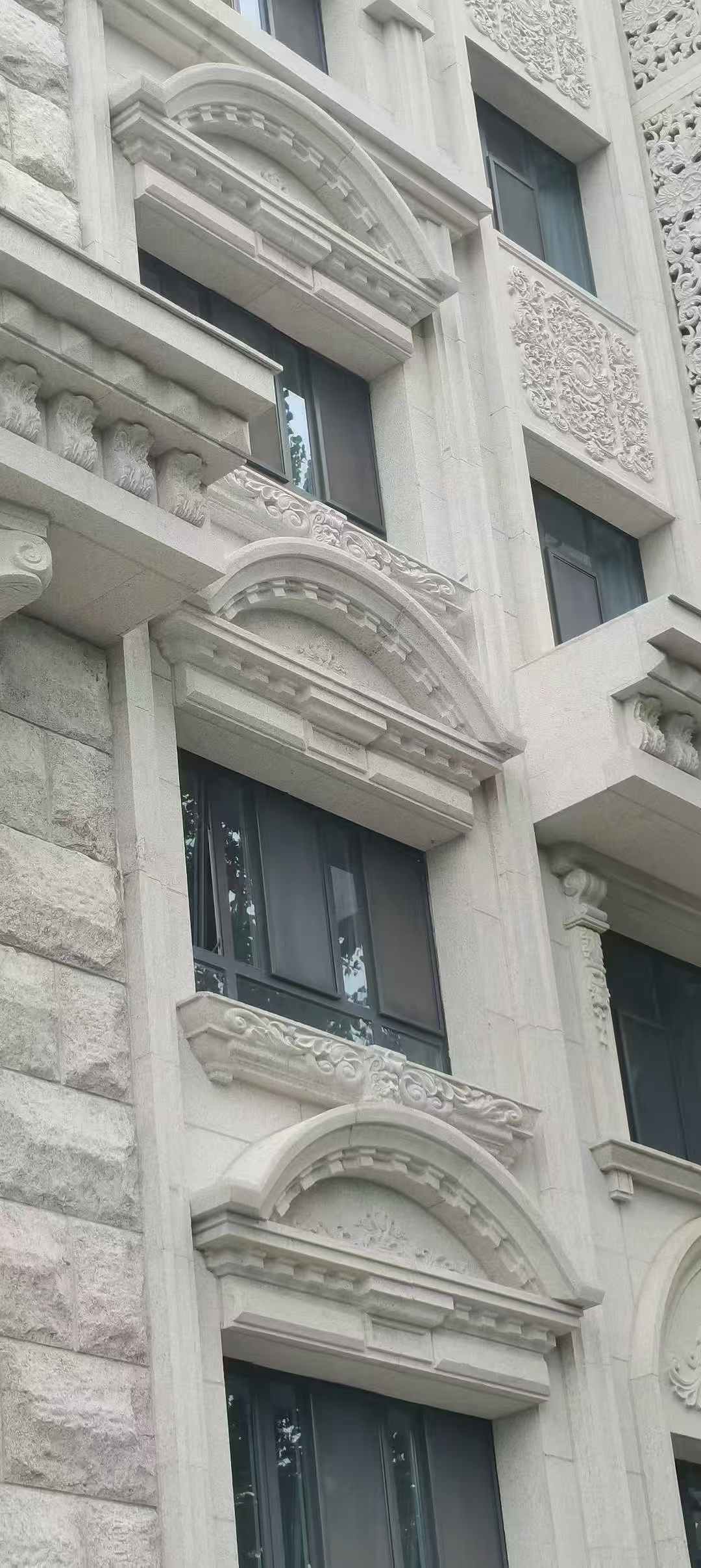 百色芝麻白异形 石材异形定制