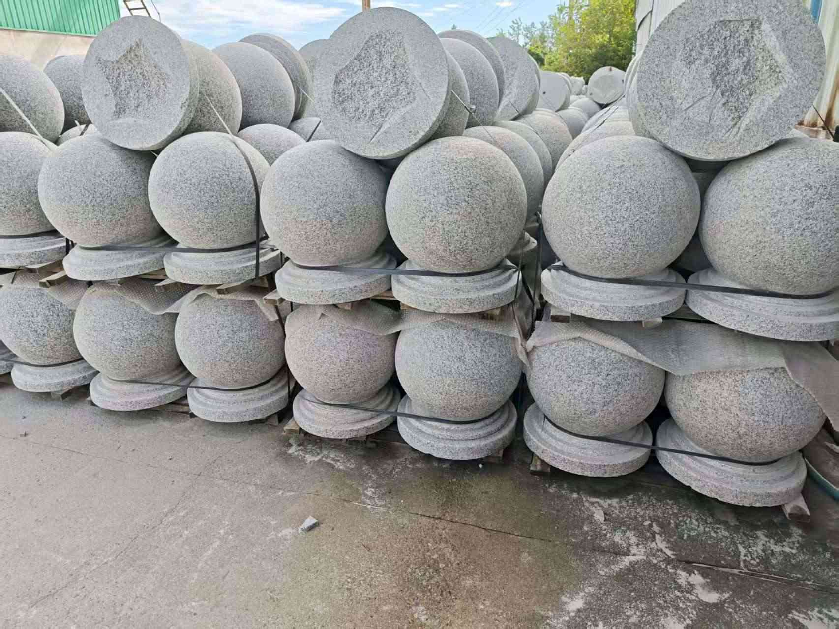 百色圆球石球挡车球