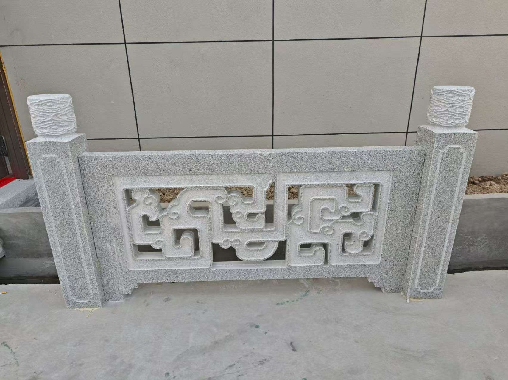 百色芝麻白河道栏杆 桥栏杆